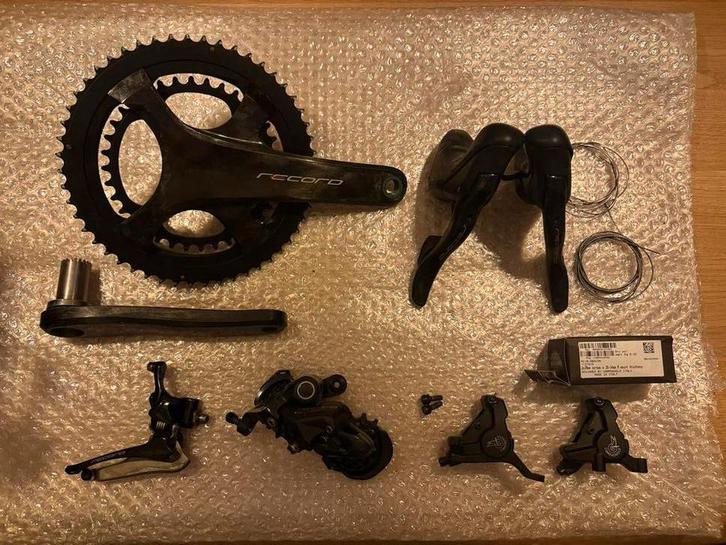 Campagnolo Record Disc 12s Groepset, Fietsen en Brommers, Fietsonderdelen, Gebruikt, Racefiets, Derailleur of Ketting, Ophalen