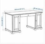 IKEA bureau Liatorp, Huis en Inrichting, Bureaus, Ophalen, Zo goed als nieuw