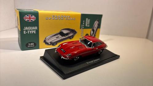 Jaguar type E red atlas 1.43, Hobby en Vrije tijd, Modelauto's | 1:43, Zo goed als nieuw, Auto, Overige merken, Ophalen of Verzenden