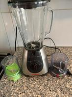 Tefal blender met kruiden mixer en glas beker, Ophalen of Verzenden, Gebruikt, Blender