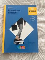 Procedures en Recht Theorieboek - BV in Balans, Ophalen, Gamma, Zo goed als nieuw, MBO