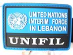 Embleem,Patch,PVC,Unifil,Intrim,Force,3D, Verzenden, Landmacht, Nederland, Embleem of Badge