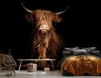 Fotobehang / Behang - Dieren - Schotse Hooglander, Huis en Inrichting, Fotobehangkoning.nl, Verzenden, Hoogeveen, Bruin