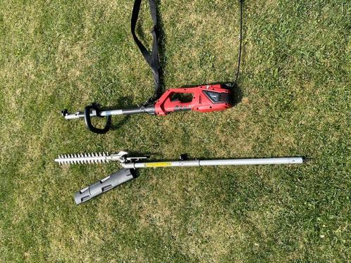 telescope heggeschaar, Tuin en Terras, Heggenscharen, Gebruikt, Elektrisch, Ophalen of Verzenden