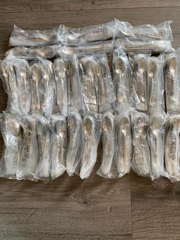 32 sets nieuwe Cromargan H14 theelepels – 6 stuks per set beschikbaar voor biedingen