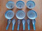 6 chinese kommetjes met lepels, Antiek en Kunst, Ophalen of Verzenden