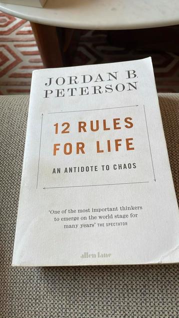Jordan B. Peterson - 12 rules for life beschikbaar voor biedingen