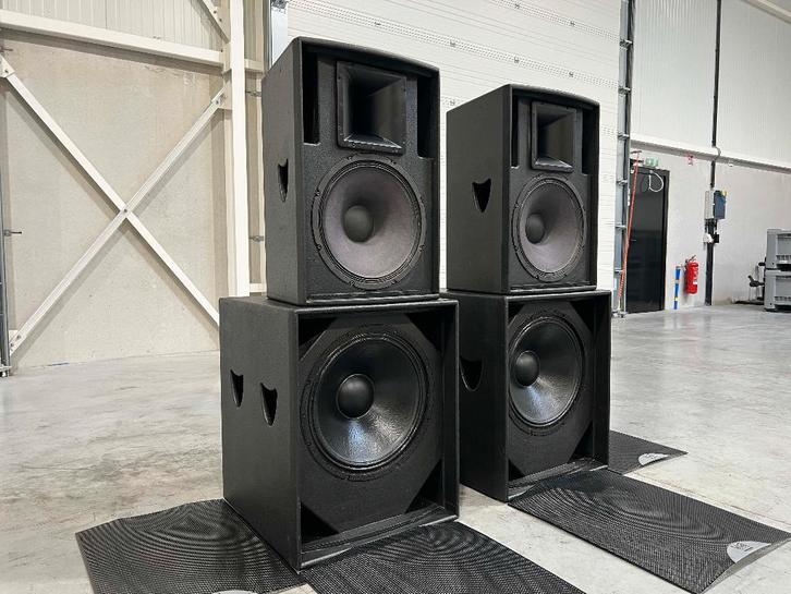 Martin Audio Blackline S18/F15 sub-top speakers, Audio, Tv en Foto, Luidsprekers, Gebruikt, Complete surroundset, 120 watt of meer