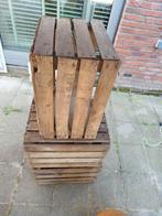 Houten Kratten - 4 stuks - Decoratief & Functioneel, Ophalen, Minder dan 50 cm, Gebruikt, Minder dan 50 cm