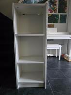 Witte boekenkast met planken Ikea, Huis en Inrichting, Kasten | Boekenkasten, 100 tot 150 cm, Zo goed als nieuw, Modern, 25 tot 50 cm