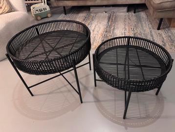 Zwarte Salontafels (set) beschikbaar voor biedingen