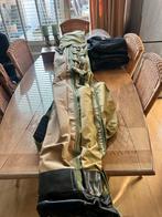 Tas met Karper set: 3 hengels, 3 molens + foedraal, Ophalen, Gebruikt, Complete hengel