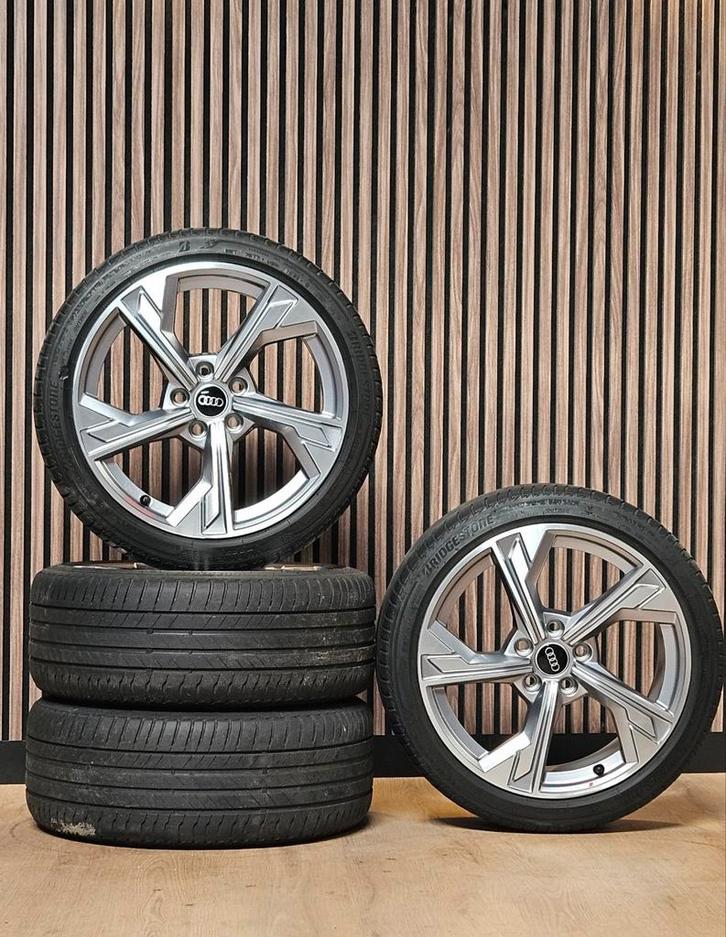 ZGAN 18" Orig. AUDI Sport A3 S3 TT Velgen+Zomerbanden 5X112, Auto-onderdelen, Banden en Velgen, Banden en Velgen, Zomerbanden