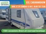 HOBBY PRESTIGE 495 UFE MOVER + LUIFEL + FRANSBED + DOUCHE, Caravans en Kamperen, Caravans, Rondzit, Hobby, Bedrijf, Luifel