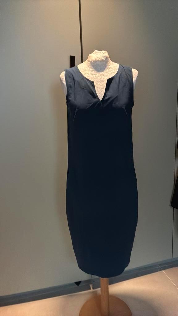 Studio Anneloes Simplicity Jurk S - Donkerblauw, Kleding | Dames, Jurken, Zo goed als nieuw, Maat 36 (S), Blauw, Knielengte, Ophalen of Verzenden
