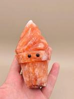 Vuurkwarts ijshoorn carving - 319 gram - Tweekleurig, Verzamelen, Ophalen of Verzenden, Mineraal