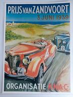 Poster Affiche Prijs van Zandvoort 1939, Verzamelen, Ophalen of Verzenden, Zo goed als nieuw, A1 t/m A3