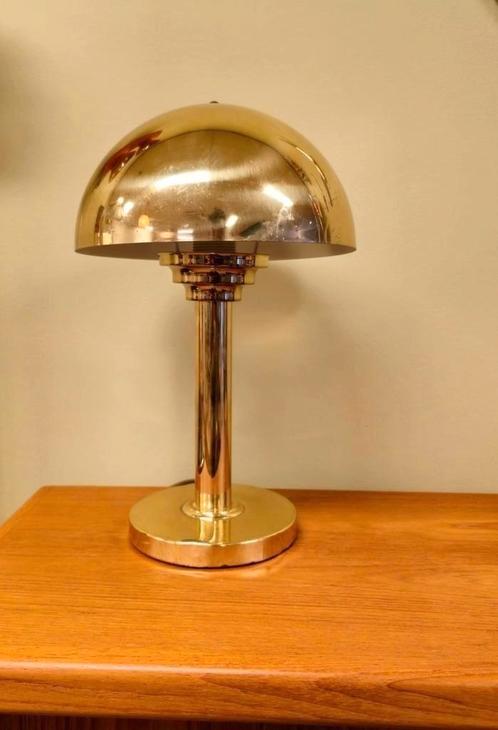Vintage WSB Germany Tafellamp Bureaulamp Lamp Messing, Huis en Inrichting, Lampen | Tafellampen, Gebruikt, Minder dan 50 cm, Ophalen of Verzenden