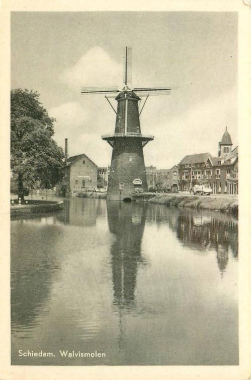 (388-535-037) Schiedam Walvismolen, Verzamelen, Ansichtkaarten | Nederland, Zuid-Holland, Verzenden