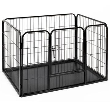 Playpen/Puppyrun met Bodemplaat – 108x73x70 cm beschikbaar voor biedingen
