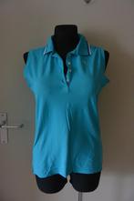 Chervo golf polo mouwloos 42 aqua blauw, Sport en Fitness, Golf, Overige merken, Gebruikt, Ophalen of Verzenden, Kleding