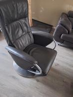 relax fauteuil, Huis en Inrichting, Fauteuils, Ophalen, Minder dan 75 cm, Leer, Zo goed als nieuw