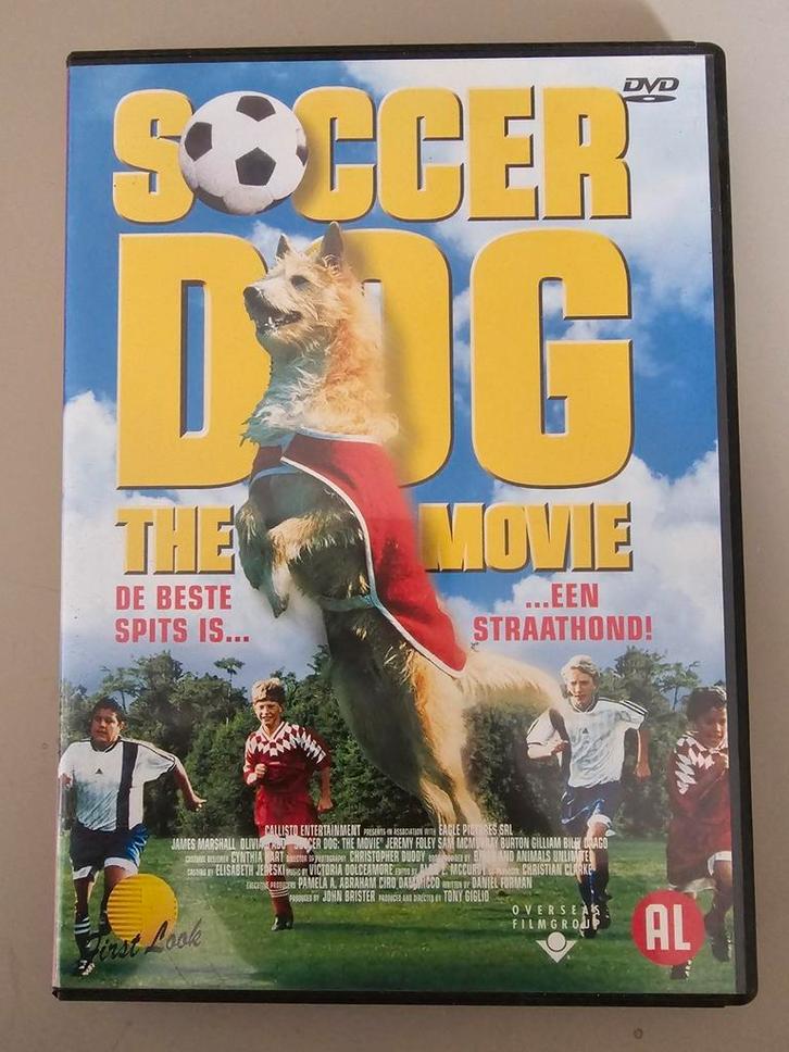 Dvd Soccer Dog the movie, Cd's en Dvd's, Dvd's | Kinderen en Jeugd, Zo goed als nieuw, Film, Dieren, Alle leeftijden, Ophalen of Verzenden