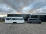 Hobby de luxe Edition 650 KMFE mover luifel Sateliet airco, Caravans en Kamperen, Caravans, 6 tot 7 meter, Bedrijf, Rondzit, Dwars-stapelbed
