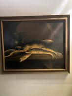 Mat Cremer olieverfschilderij Gorinchem 30x40, Antiek en Kunst, Kunst | Schilderijen | Klassiek, Ophalen of Verzenden