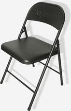 Supreme metal folding chair, exclusief en origineel, Huis en Inrichting, Zwart, Nieuw, Ophalen of Verzenden, Metaal