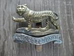 Cap badge Leicestershire, Embleem of Badge, Ophalen of Verzenden, Engeland, Landmacht