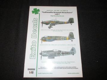 H-695,EXITO DECALS 1-48,NO,ED48004,Luftwaffe Ground Attacker beschikbaar voor biedingen