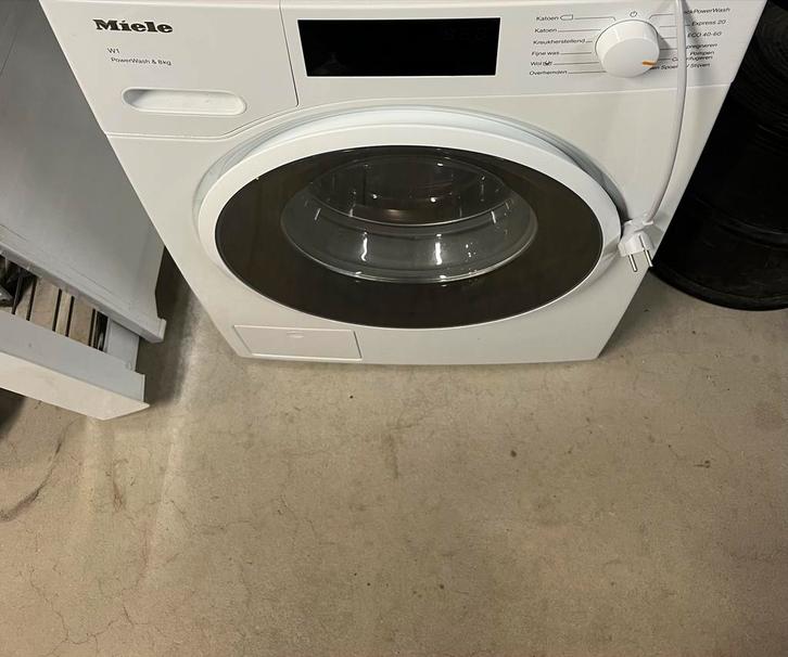 Miele W1 PowerWash Wasmachine - 8kg, Witgoed en Apparatuur, Wasmachines, Zo goed als nieuw, Voorlader, 6 tot 8 kg, 85 tot 90 cm