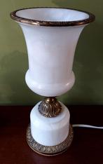 Vintage Pegasan - Alabast - natuursteen - tafellamp lamp, Ophalen of Verzenden, Zo goed als nieuw, Minder dan 50 cm