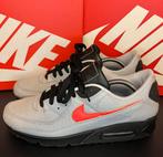 Nike Air Max 90 ID Grey/Red/Black mt. 44, Kleding | Heren, Overige kleuren, NIKE, Ophalen of Verzenden, Sneakers of Gympen