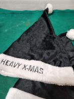 kerstmutsen heavy x-mas zwart, Diversen, Kerst, Ophalen of Verzenden