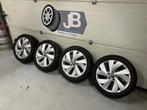 17inch Originele VW Golf 8 R-Line Velgen 5x112 Seat Skoda Au, 205 mm, 17 inch, Banden en Velgen, Gebruikt