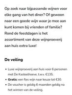 Wijnproeverij aan huis, Eén persoon, Cadeaubon