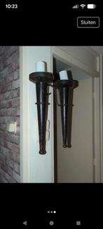 Kasteel Wandkandelaar, Ophalen, Gebruikt, Metaal, Kasteel