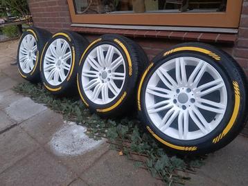 5x120 19 inch wielen orgineel bmw. Gebruikt voor vw t5 beschikbaar voor biedingen