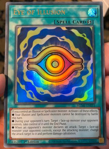 Yu-Gi-Oh! Eye of Illusion MZMI 1st Edition ! beschikbaar voor biedingen