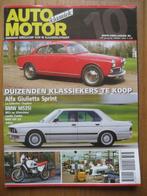 Auto Motor Klassiek 10 2007 Alfa Giulietta Sprint, BMW M 535, Boeken, Auto's | Folders en Tijdschriften, Nieuw, BMW, Ophalen of Verzenden