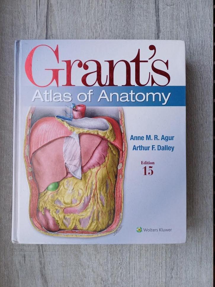 Grant's Atlas of Anatomy (15e editie), Boeken, Studieboeken en Cursussen, Zo goed als nieuw, WO, Beta, Ophalen of Verzenden