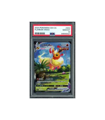 Pokemon Flareon VMAX CSH Alt Full Art Promo #003 PSA 10 beschikbaar voor biedingen