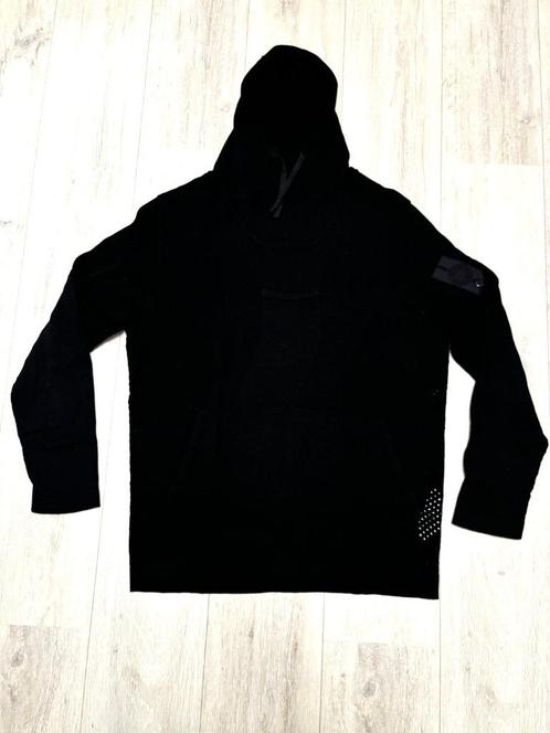 Stone Island Shadow Project Black Hooded cardigan trui, Kleding | Heren, Truien en Vesten, Zo goed als nieuw, Maat 52/54 (L), Zwart