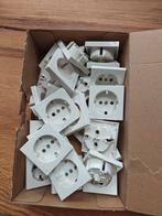 25x Gira 55 WCD Afdekplaat Zuiver Wit Glanzend, Doe-het-zelf en Verbouw, Elektra en Kabels, Ophalen of Verzenden, Zo goed als nieuw