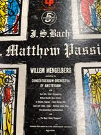 Lp Bach - Matthäus Passion - Mengelberg - Concertgebouw, Cd's en Dvd's, Gebruikt, Ophalen of Verzenden, 12 inch, Barok