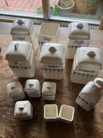 Vintage voorraadpotten jaren 20–30, stijl Art Deco, Ophalen