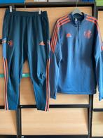 Manchester United Adidas Trainingspak Blauw Maat S, Blauw, Ophalen of Verzenden, Zo goed als nieuw, Adidas