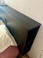 IKEA brimnes hoofdeinde & bergruimte, Ophalen, Zwart, Tweepersoons, 140 cm